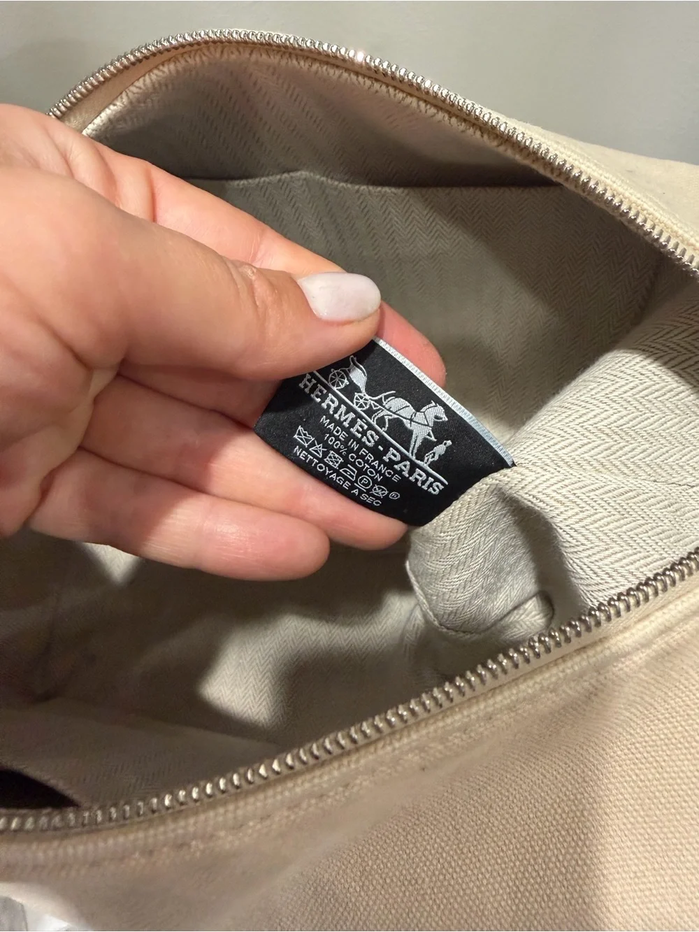 Hermes Beige Bride a Brac Large Bag